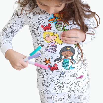 Pyjamas med havfruer